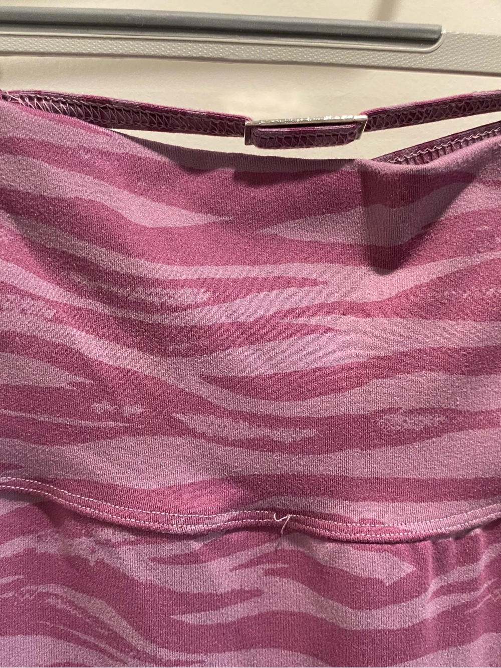 Bombshell Sportswear Mauve Zebra-Stripe Active Leggings - Picture 3 of 4